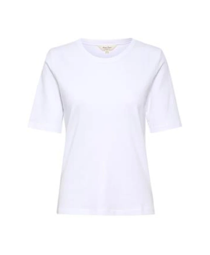 

Белая хлопковая футболка Part Two, белый