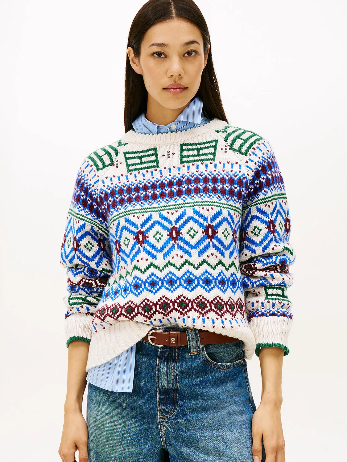Свитер 'Fair Isle' Tommy Hilfiger, Wool White — фото 2