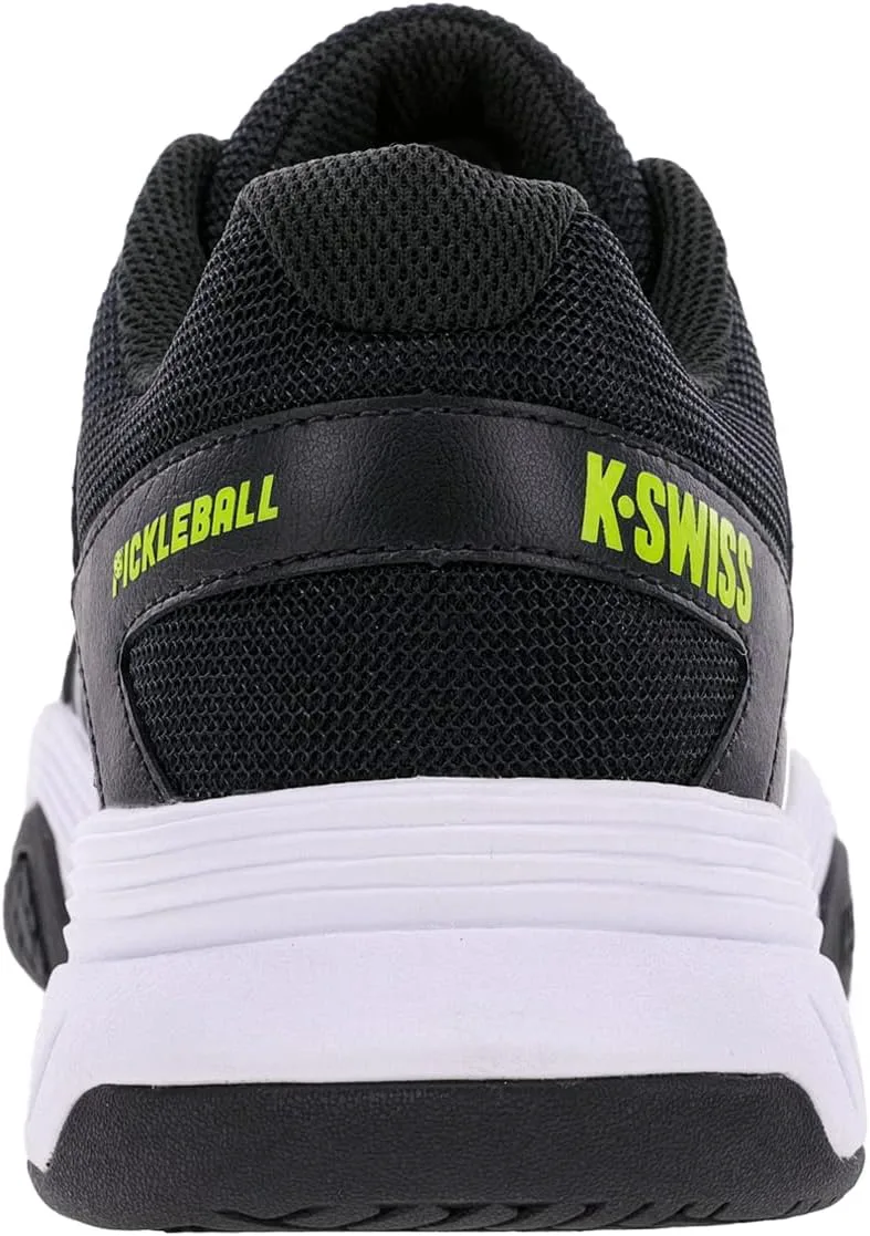 Мужские кроссовки K-Swiss Court Express для пиклбола, черный/белый/розовый — фото 3