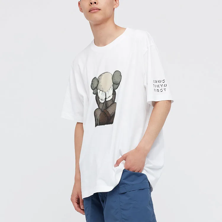 Футболка Passing Through UNIQLO, белый — фото 4