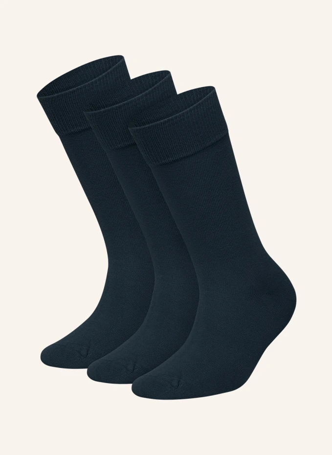 

Комплект из 3 носков one color smooth Dillysocks, синий