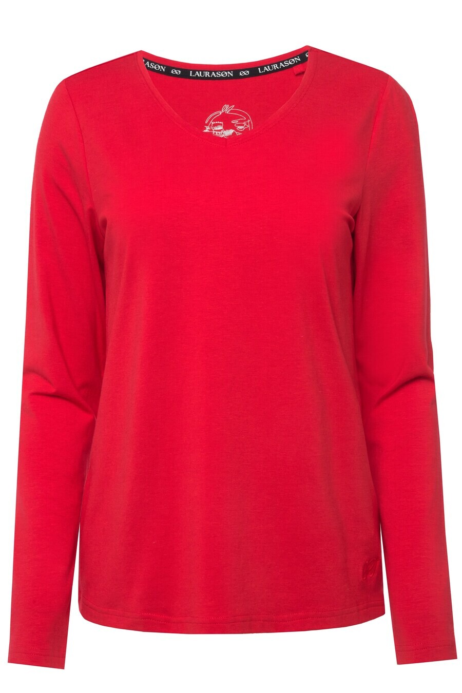 

Лонгслив LAURASØN Shirt, цвет neon red