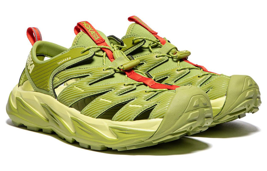 Сандалии HOKA ONE ONE Hopara Sandal 'Dark Citron', зеленый — фото 4