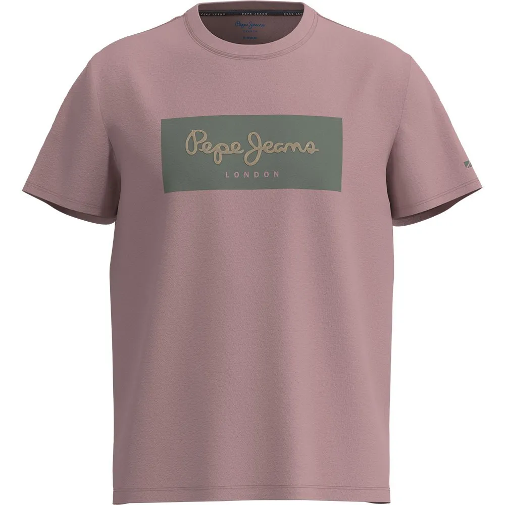 

Футболка с коротким рукавом Pepe Jeans Aaron, розовый