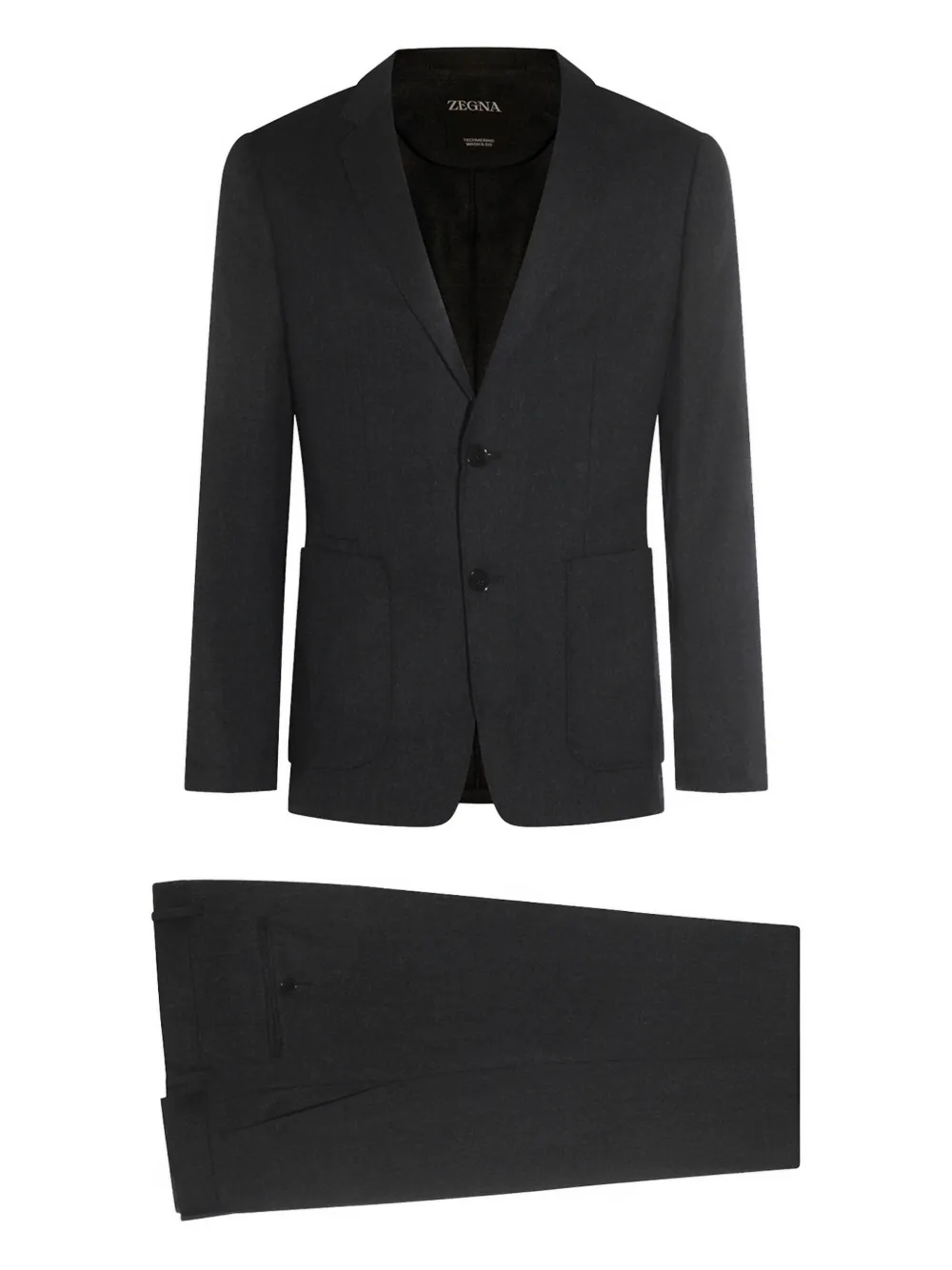 

Костюм с накладными карманами Zegna, серый