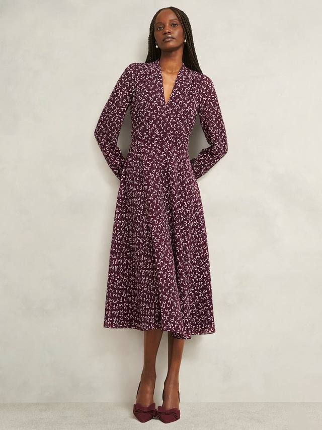 

Платье миди Aurora Petite A Line Hobbs