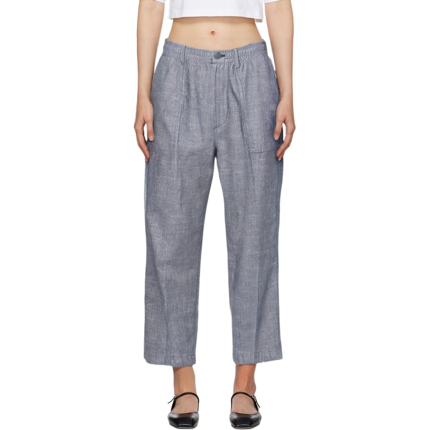 Jw Anderson Co-Branded Series Повседневные брюки мужские Морской синий Uniqlo, цвет Sea Blue — фото 2