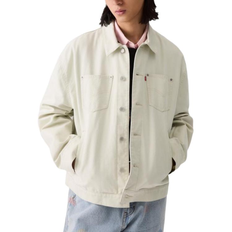 Levis Джинсовая куртка Levi’s мужская светло-зеленая, Light Green — фото 3