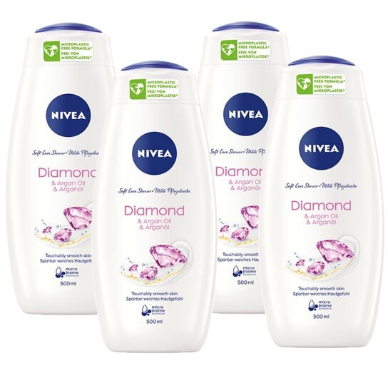 

Гель-жидкость для душа для женщин, набор 4х500мл NIVEA