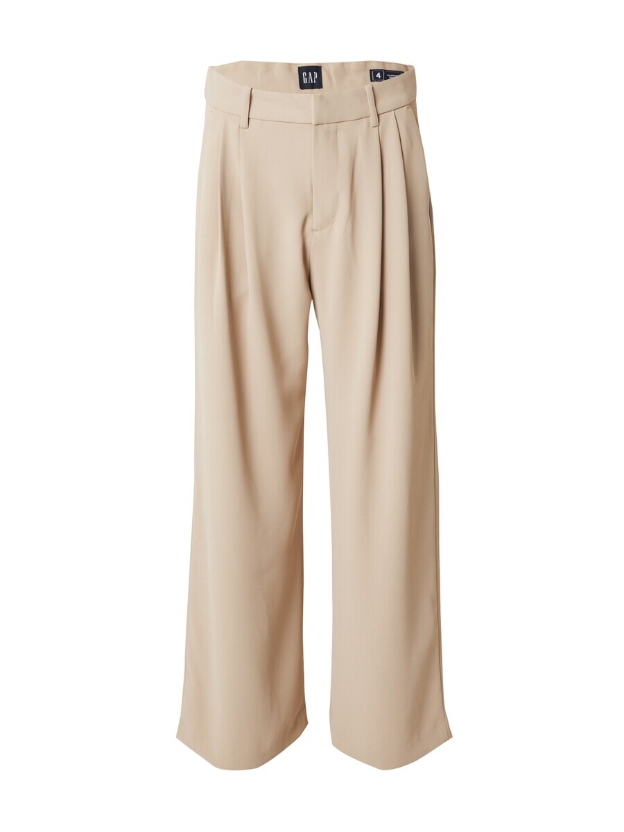 

Брюки со складками спереди GAP Wide leg Pleat-Front Pants 365, бежевый