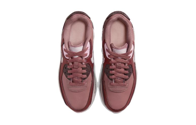 Nike Air Max 90 Leather GS 'Smokey Mauve Earth' Коричнево-розовая — фото 3