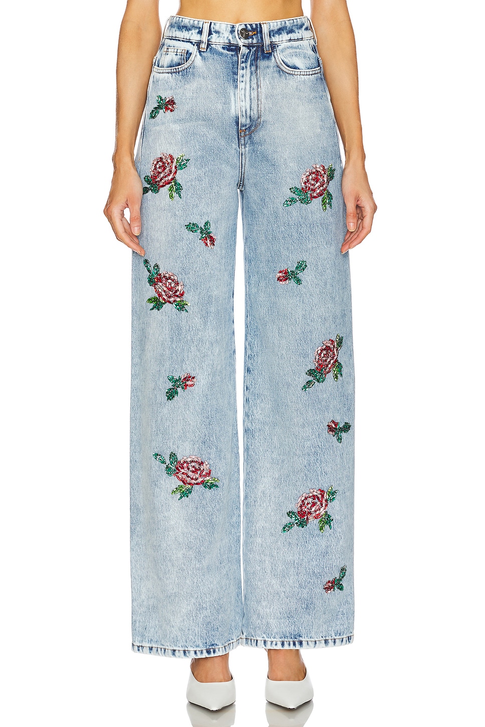 

Джинсы бойфренды Vivetta, синий