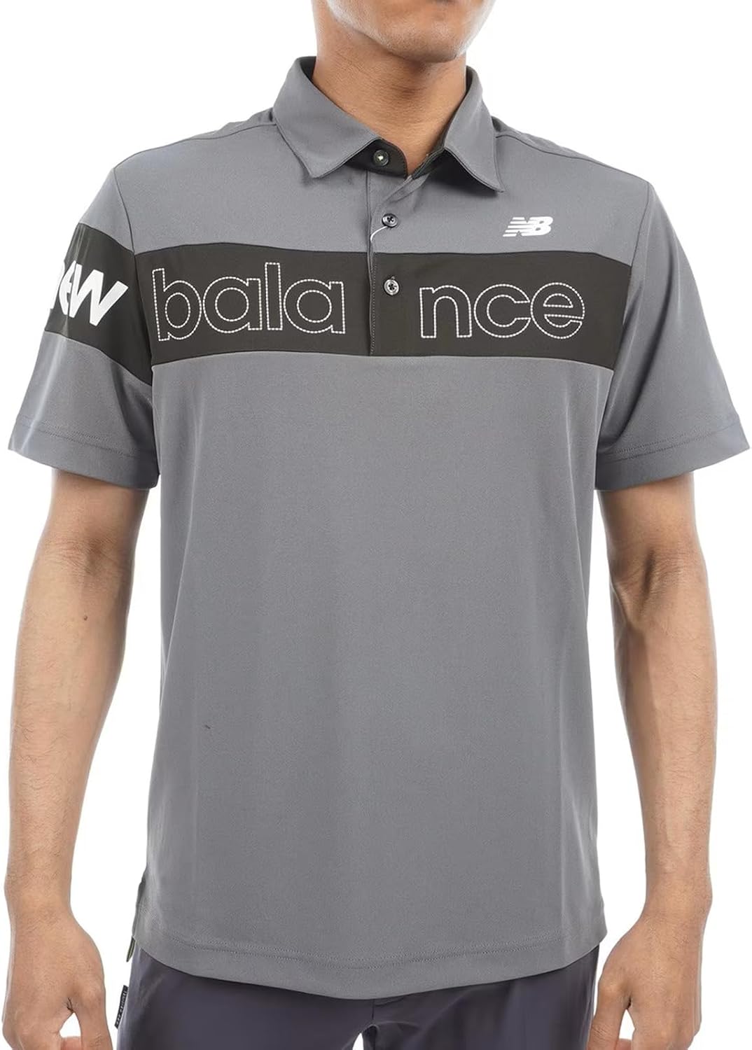 

Мужская поло-рубашка для гольфа New Balance 012-4168011 с коротким рукавом (эластичная, теплоизоляционная, с защитой от УФ-излучения), черный