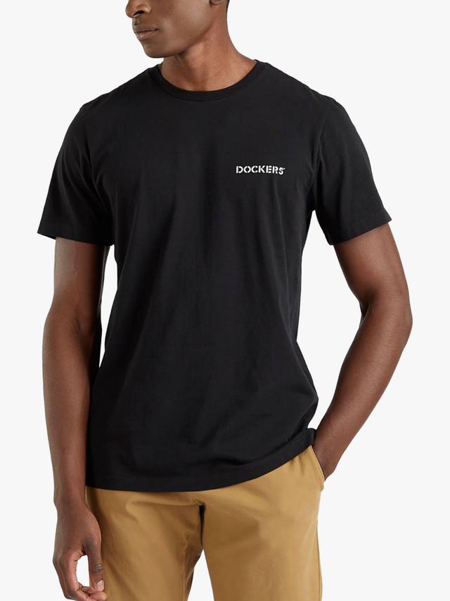 

Футболка из хлопка с графическим логотипом Dockers