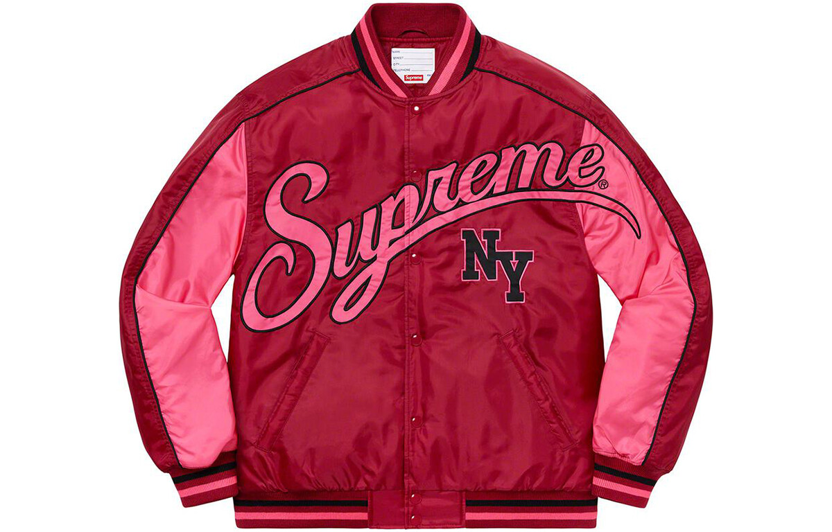 Куртка Supreme Contrast Script, черный — фото 4