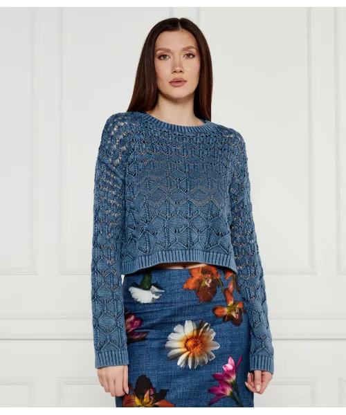 

Свитер королевы Cropped fit Desigual, синий