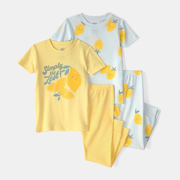 

Пижамный комплект для девочки, 4 предмета Carter'S, Lemon