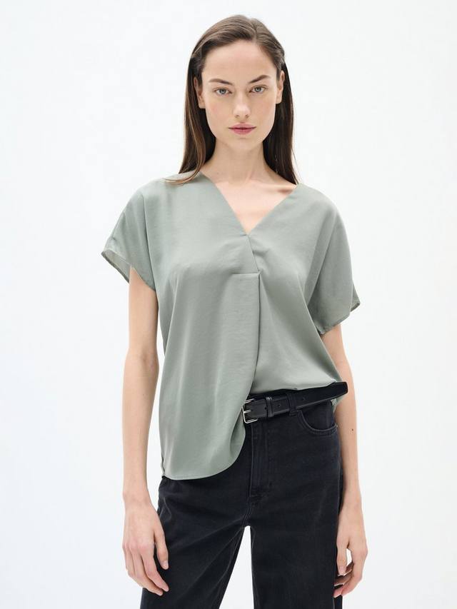 

Топ с v-образным вырезом rinda InWear, цвет Agave Green
