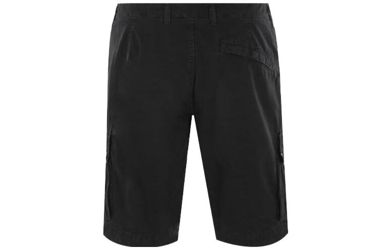 Шорты Stone Island с карманами на штанинах, черный — фото 2