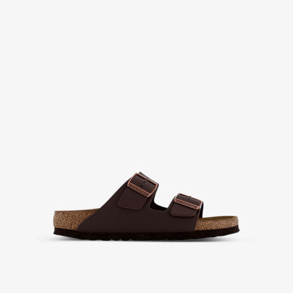 

Сандалии Arizona из искусственной кожи с двумя ремешками Birkenstock, коричневый