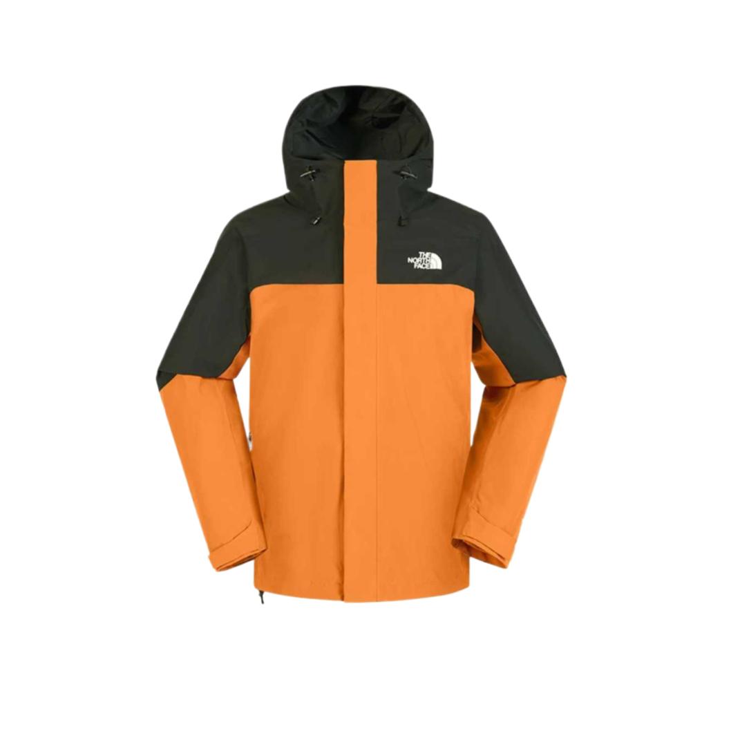 

THE NORTH FACE Ветровка мужская оранжевая непромокаемая и непродуваемая, Orange