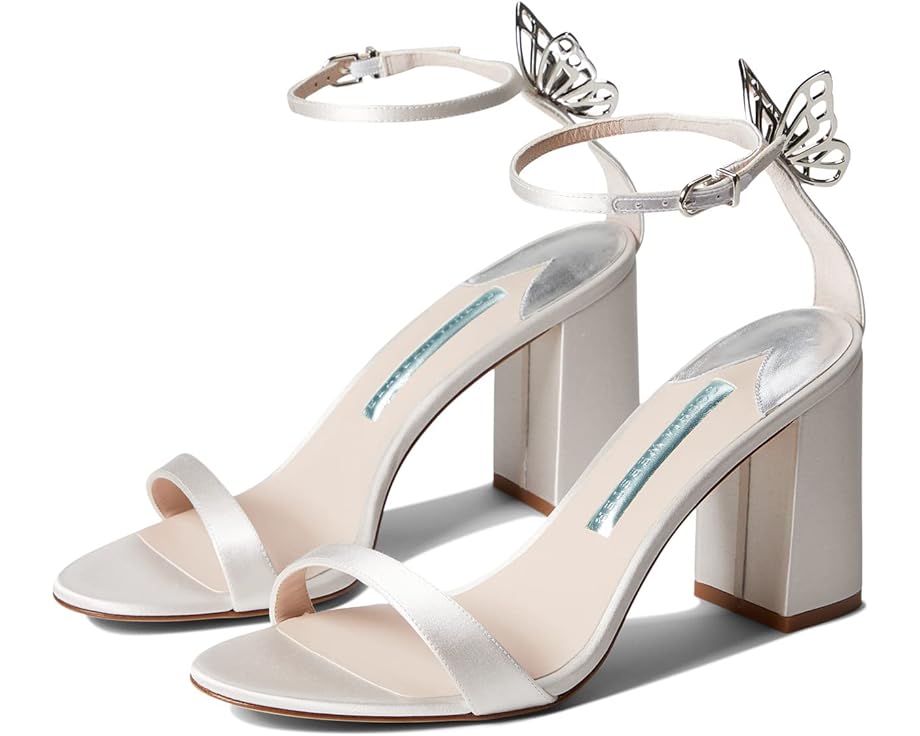 

Туфли Sophia Webster Mariposa Mid Sandal, цвет Ivory/Silver