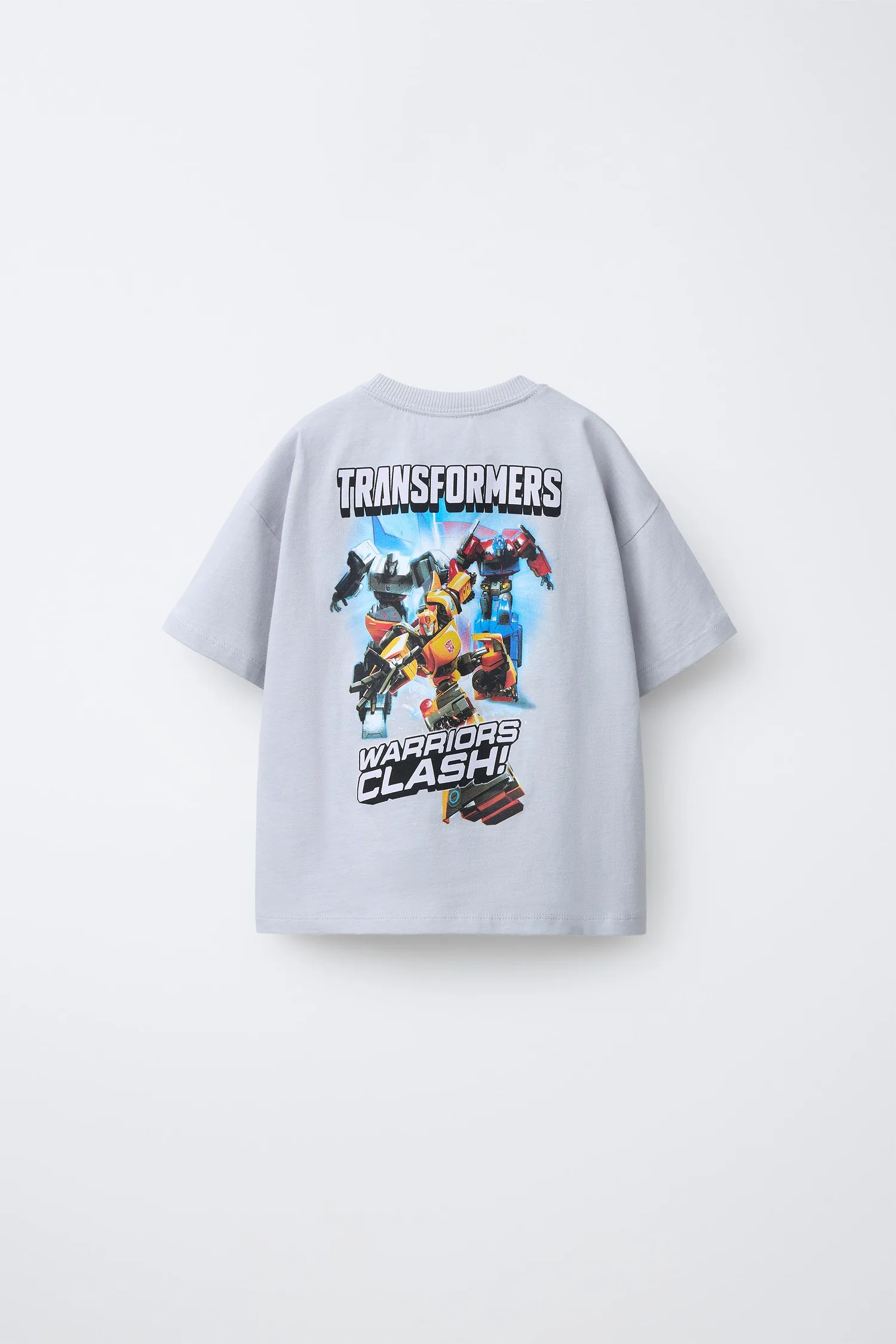 Футболка с принтом transformers Zara, серый — фото 2