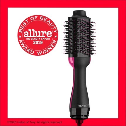 Одношаговый фен и щетка для увеличения объема волос, черный/розовый, Revlon — фото 2