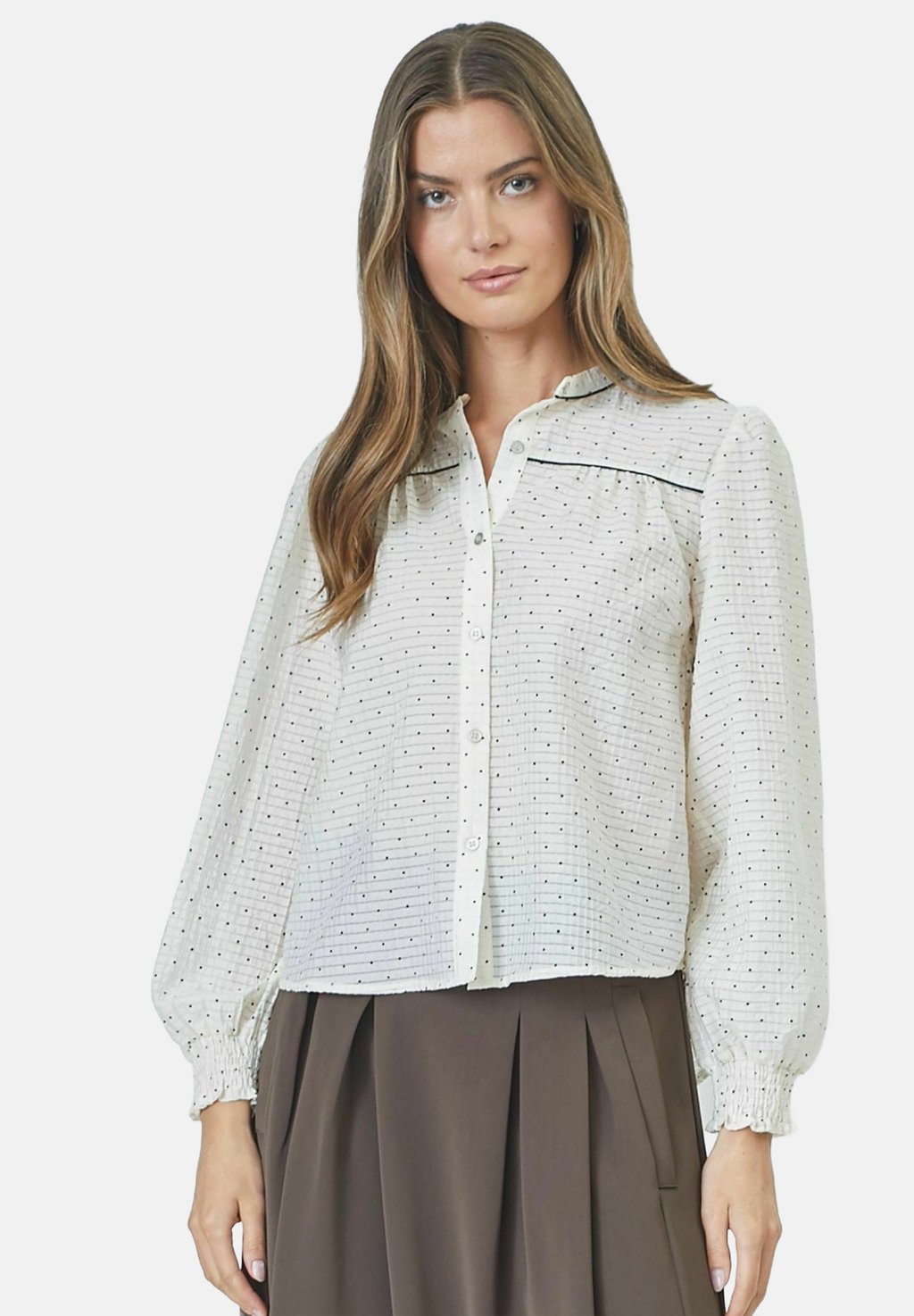 

Блузка на пуговицах FRANCISCACC DOT SHIRT Co'couture, белый