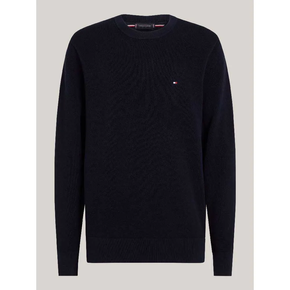 Свитер Tommy Hilfiger Essential Structure, черный — фото 3