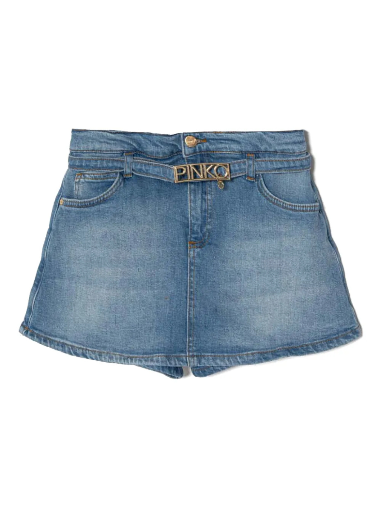 

Шорты с поясом Pinko Kids, синий