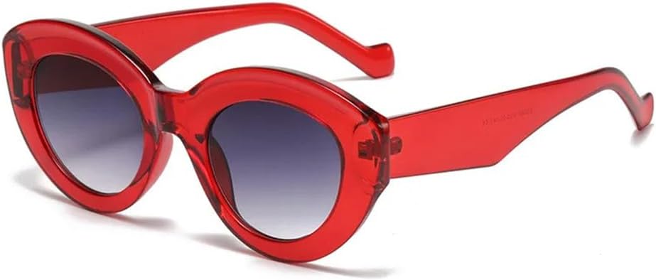 

Солнцезащитные очки UV400 - увеличенные овальные очки "кошачий глаз" с градиентной оправой для женщин и мужчин, для бега и занятий спортом на открытом воздухе UYPTK, C16red Gray Gradient