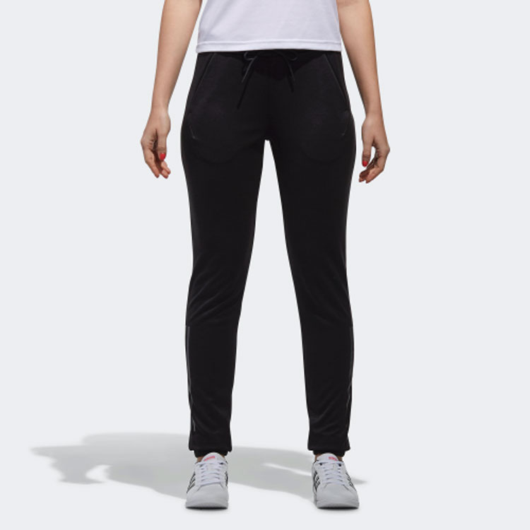 Спортивные брюки облегающего кроя черные Adidas Neo — фото 4