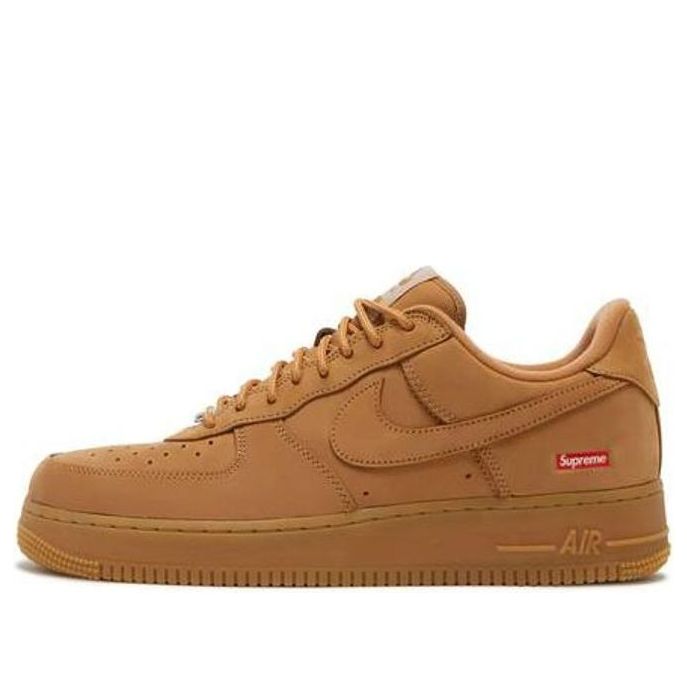 

Кроссовки Nike x Supreme Air Force 1 Low SP 'Wheat', желто-коричневый