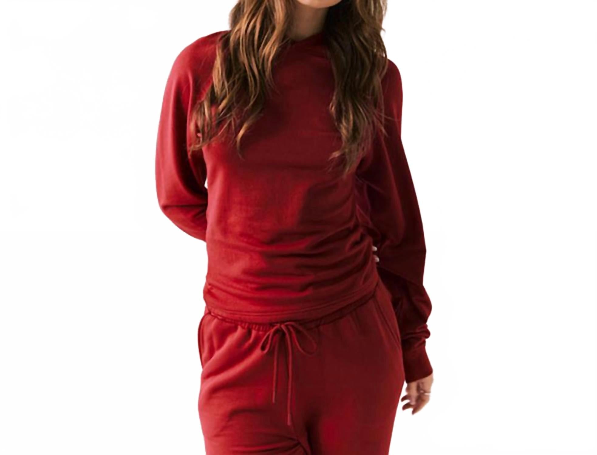 

Провиденс худи в карминно-красном Chaser