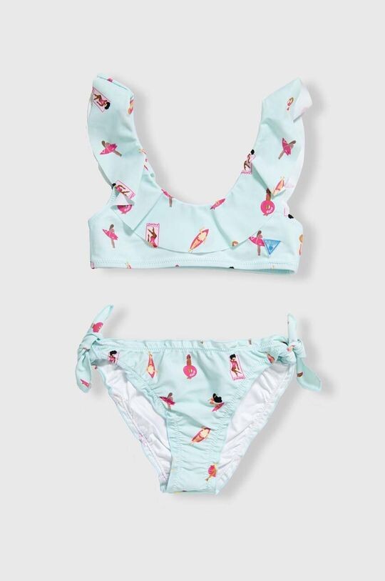 

Детский купальник из двух частей Guess, бирюзовый, Зеленый, Детский купальник из двух частей Guess, бирюзовый