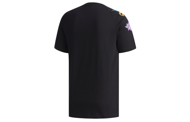 Футболка Adidas Neo с рукавом реглан в стиле Pokémon для мужчин черная — фото 3