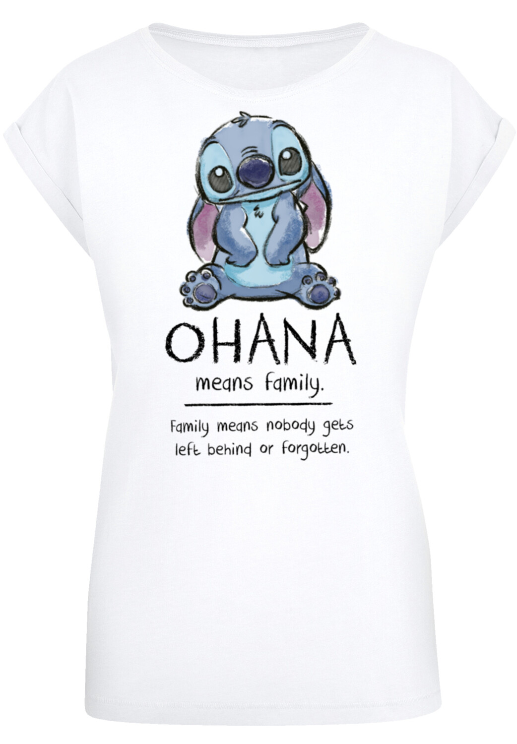 

Футболка F4NT4STIC Disney Lilo & Stitch Ohana Means Family, белый