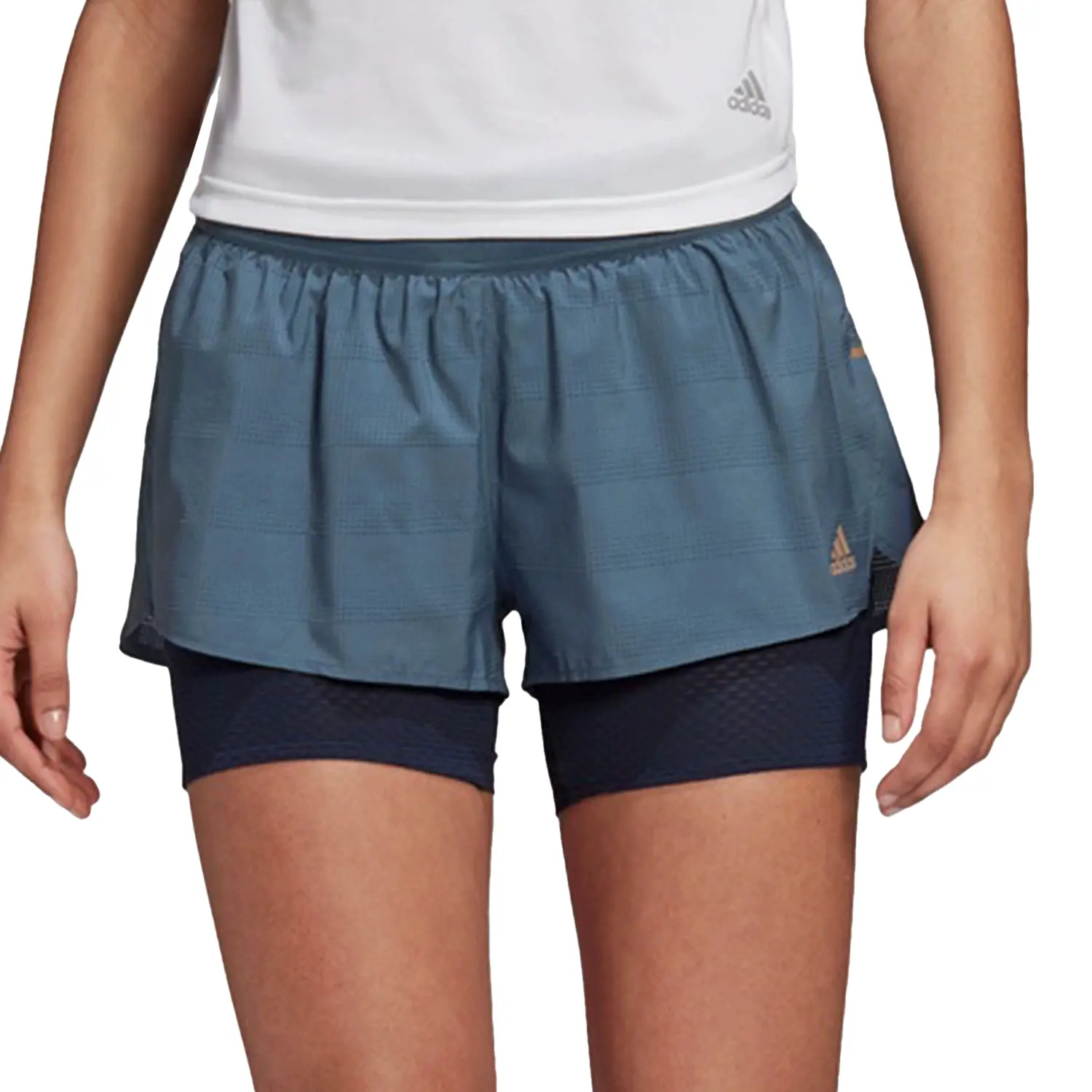 Adidas Повседневные шорты HEATRDY SHORT для женщин, синие — фото 4