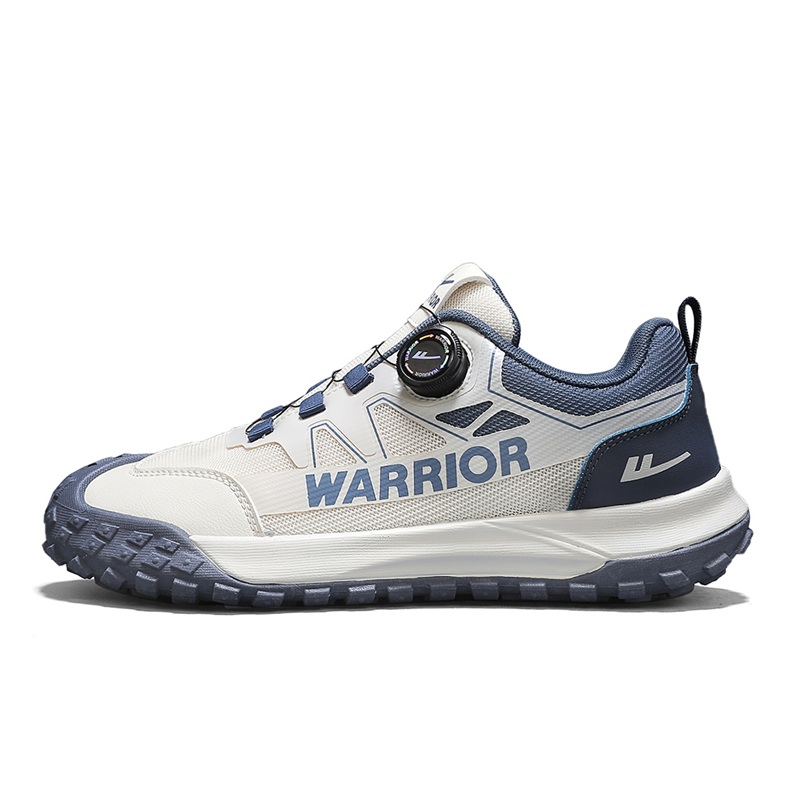 

Амортизирующие износостойкие низкие повседневные туфли для мужчин WARRIOR, Black Gray