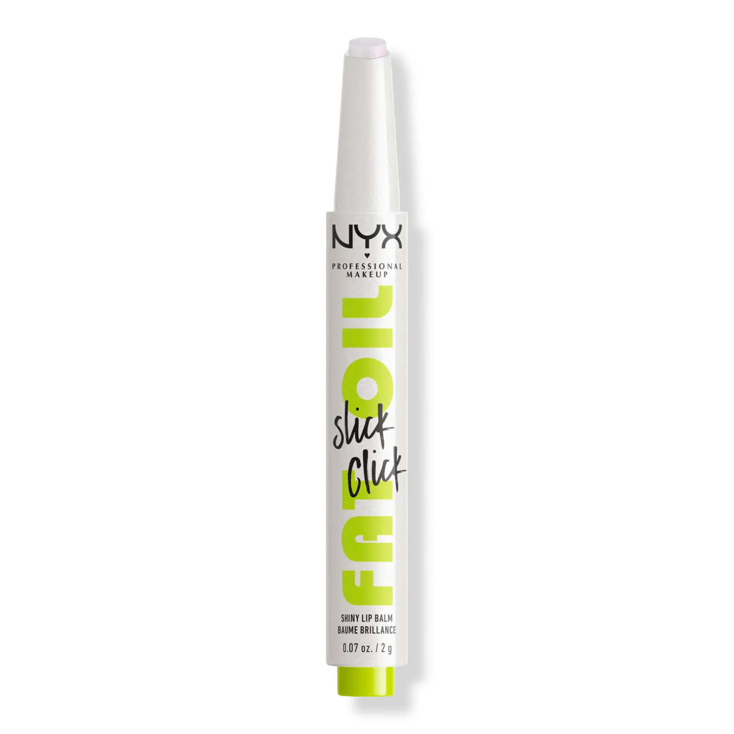 

Веганский бальзам для губ Fat Oil Slick Click NYX Professional Makeup, Main Character (clear with pink pearl)