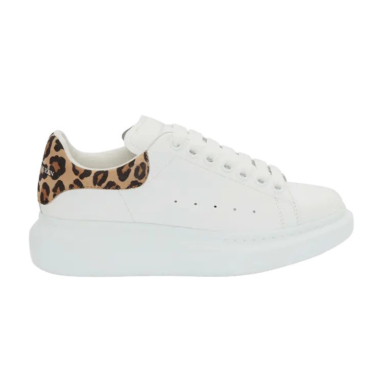 Кроссовки Alexander McQueen Alexander McQueen Wmns Oversized Sneaker 'White Leopard', белый