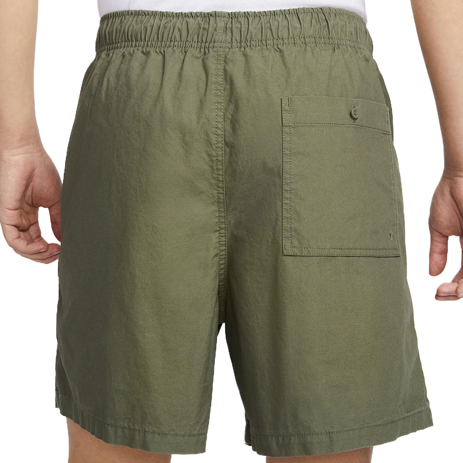 Nike Повседневные шорты Club Casual, мужские, размер M, цвет Olive Green — фото 2