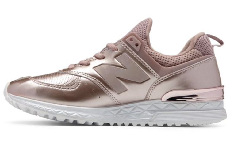 

Кроссовки женские спортивные NB 574 с низким верхом розового золота New Balance