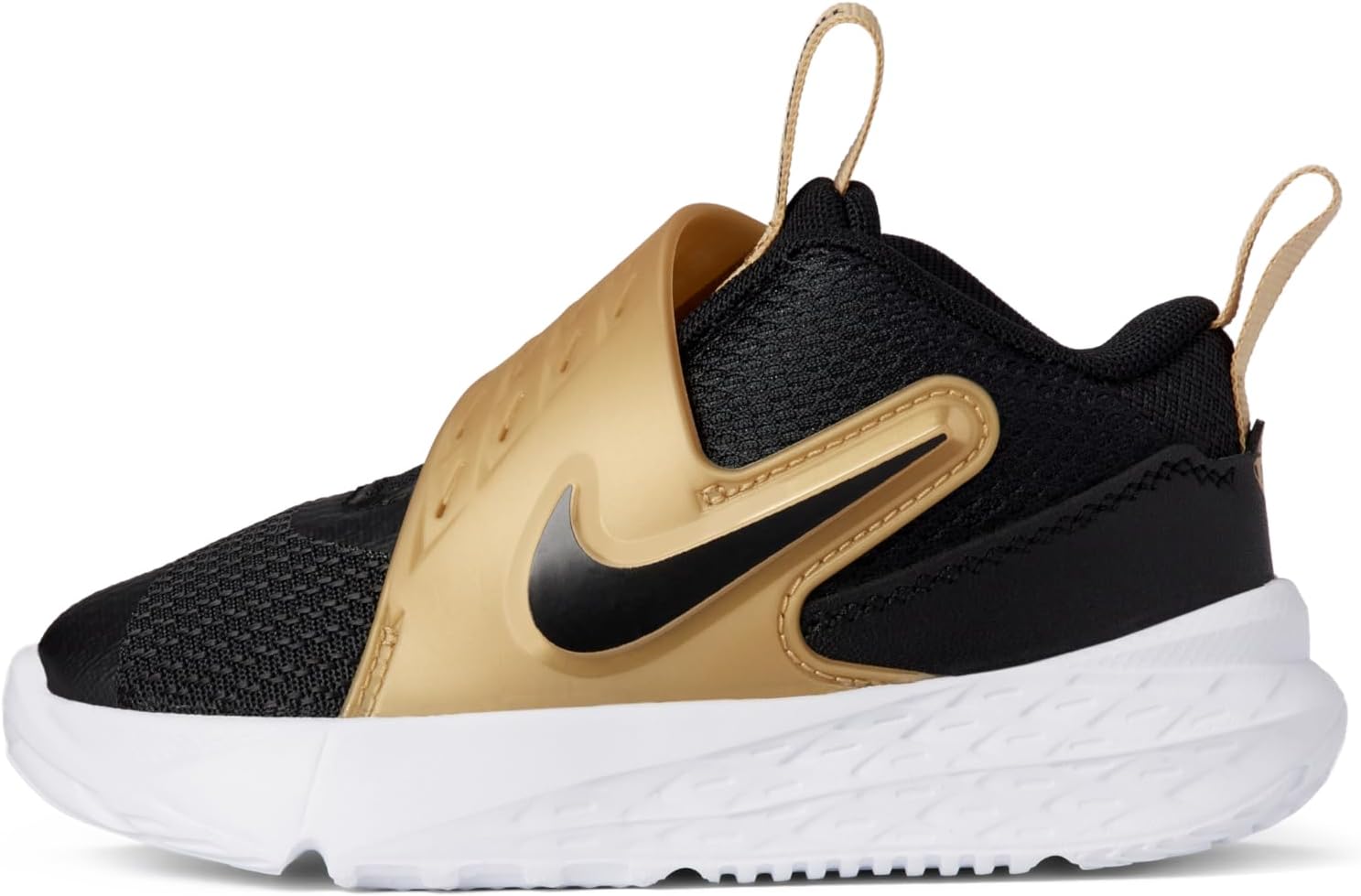 

Баскетбольные кроссовки Nike Kids' Team Hustle D, белый/черный/золотой