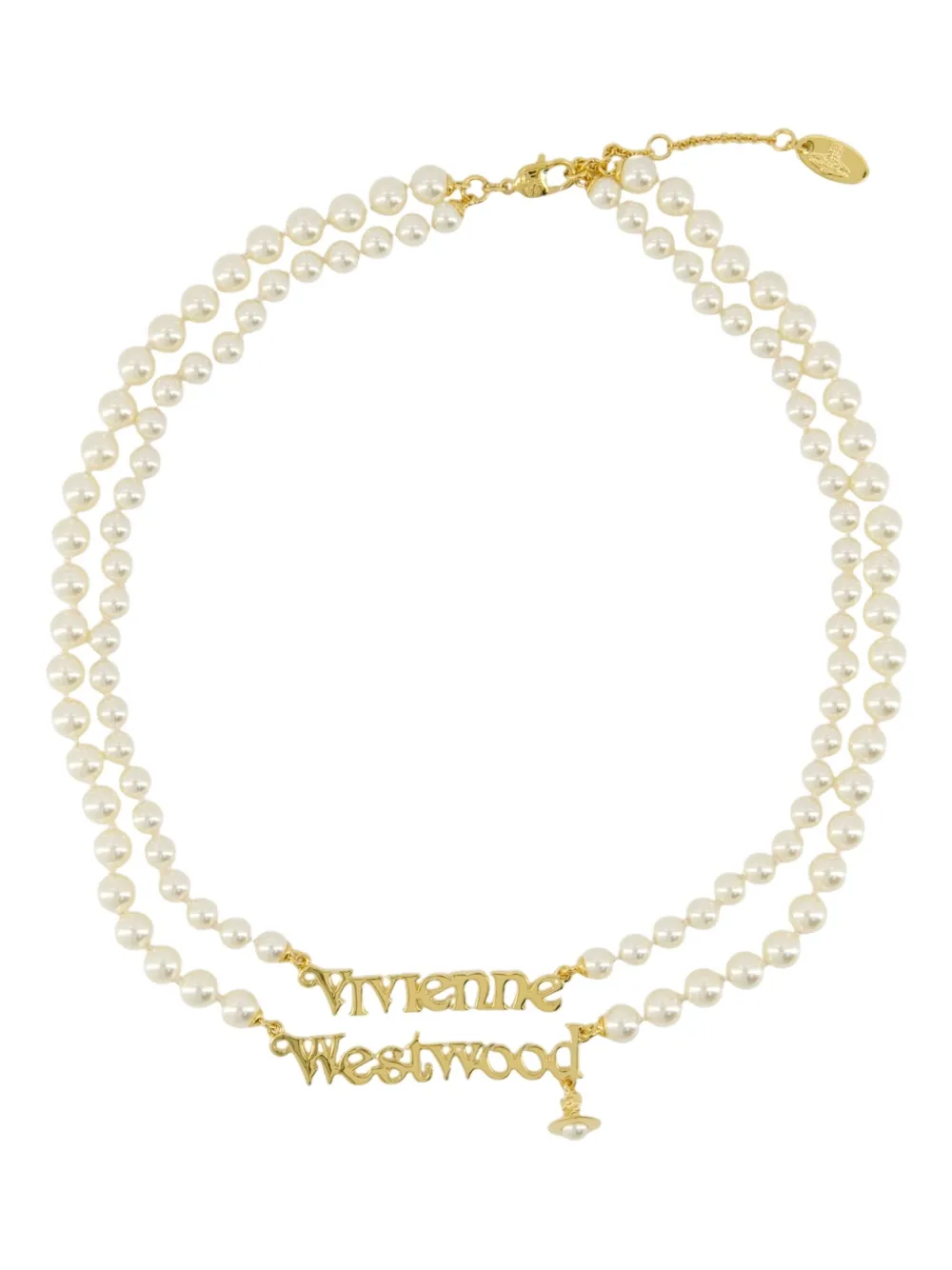 

Жемчужное колье Vivienne Westwood, золотой