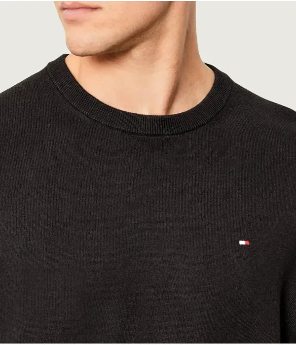 Свитер regular fit Tommy Hilfiger, черный — фото 4