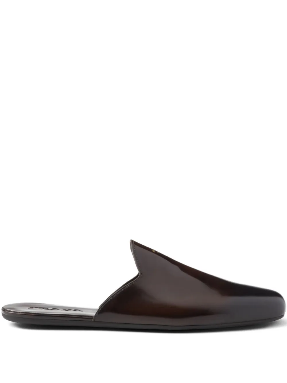 

Мюли с квадратным носком Prada, коричневый