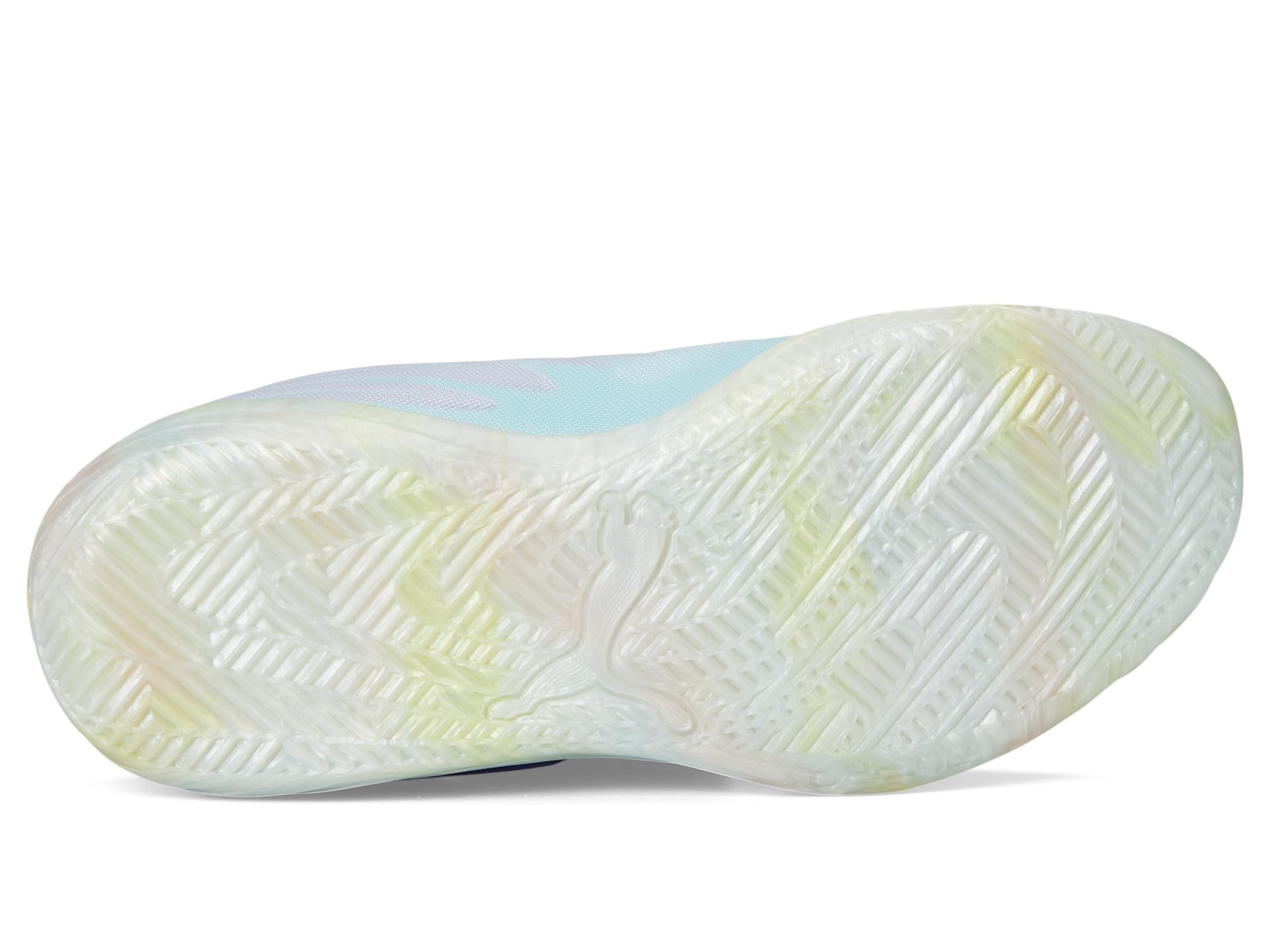 Туфли PUMA All-Pro Nitro Elite Basketball Shoess, цвет Light Aqua/Yellow Alert — фото 3