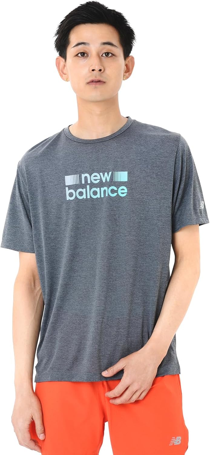 

Мужская футболка New Balance MT43256 Athletics с коротким рукавом и графическим принтом (MT43256) быстросохнущая